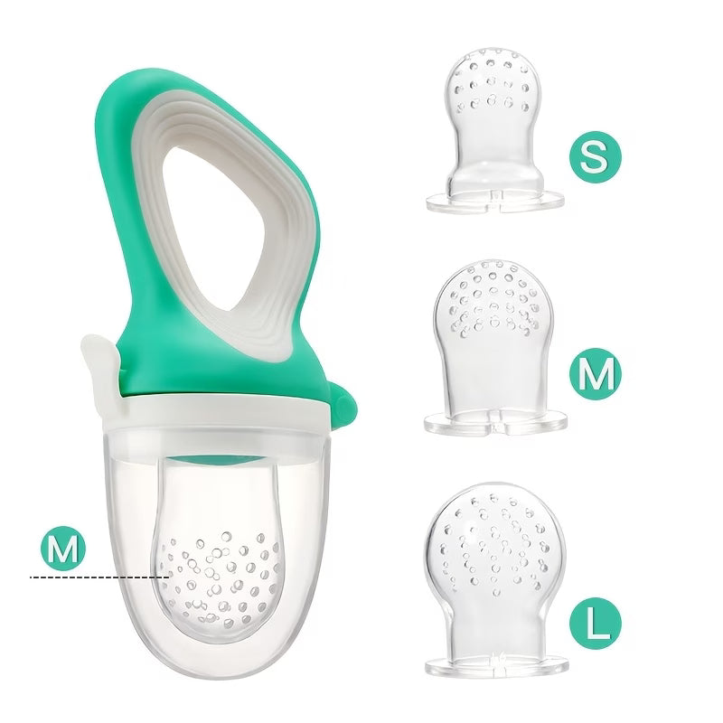 5 pc Baby Fruit Feeder & Silicone Teether Set