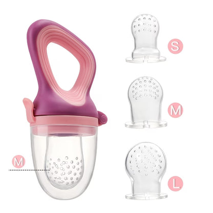 5 pc Baby Fruit Feeder & Silicone Teether Set