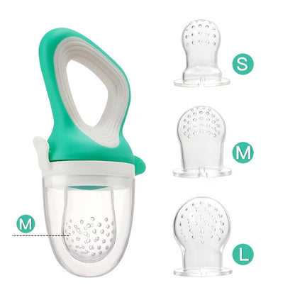 5 pc Baby Fruit Feeder & Silicone Teether Set
