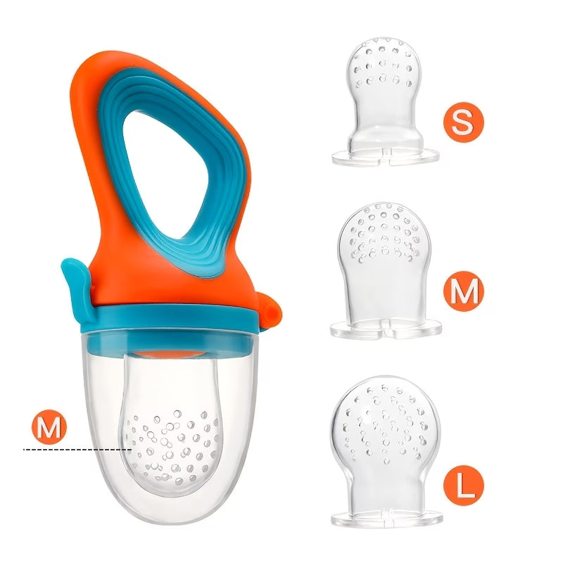 5 pc Baby Fruit Feeder & Silicone Teether Set
