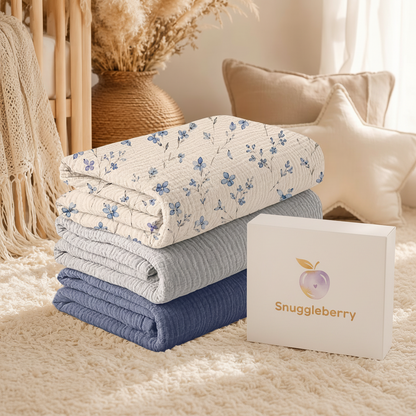 3pcs Baby Gauze Muslin Swaddle Blanket