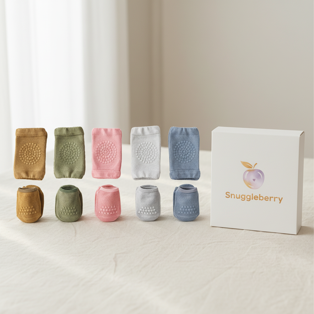 Baby Crawling Set | Socks & Knee Pads
